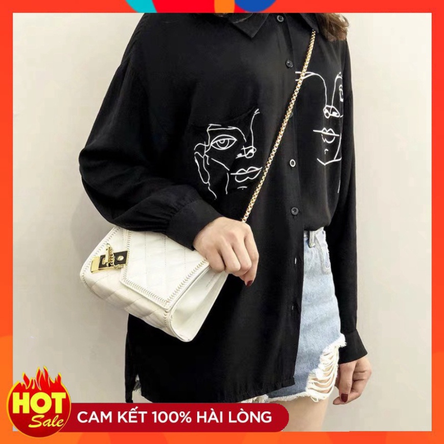 Hàng loại 1 Túi xách nữ  TE17  Túi đeo chéo Hàn Quốc 3 ngăn , Xích Đồng Chống Cướp Trộm