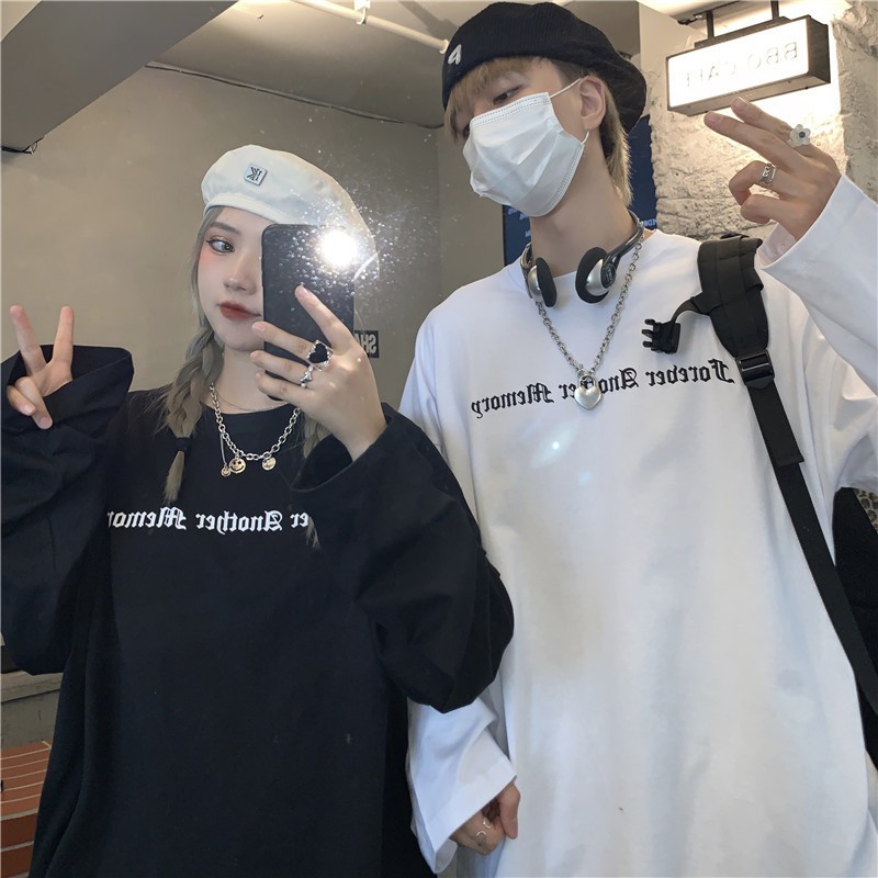 Áo phông tay dài nam nữ form rộng Yinxx, áo thun sweater dài tay unisex SW23