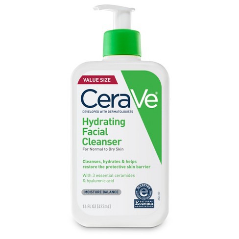 SỮA RỬA MẶT CHO DA THƯỜNG/KHÔ CERAVE HYDRATING CLEANSER 473ML