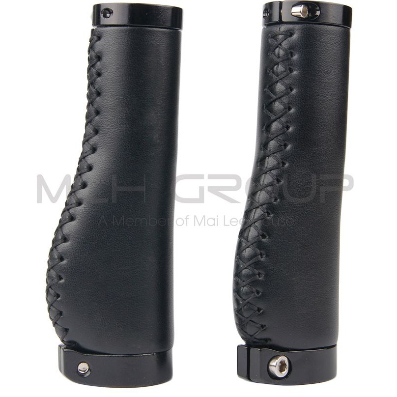 Tay Cầm Xe Đạp Tay Nắm Ghi Đông Chất Liệu Da PU Mềm Mại Thoải Mái Chống Trơn Trượt Chống Sốc MLH