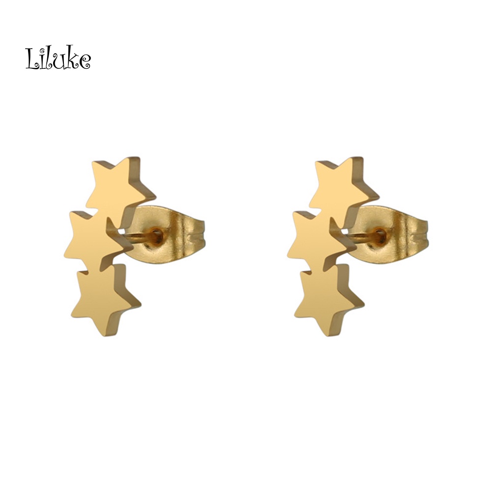 Đôi Khuyên Tai HìNh Ngôi Sao ĐíNh Kim Cương Giả ThờI Trang Cho Nữ