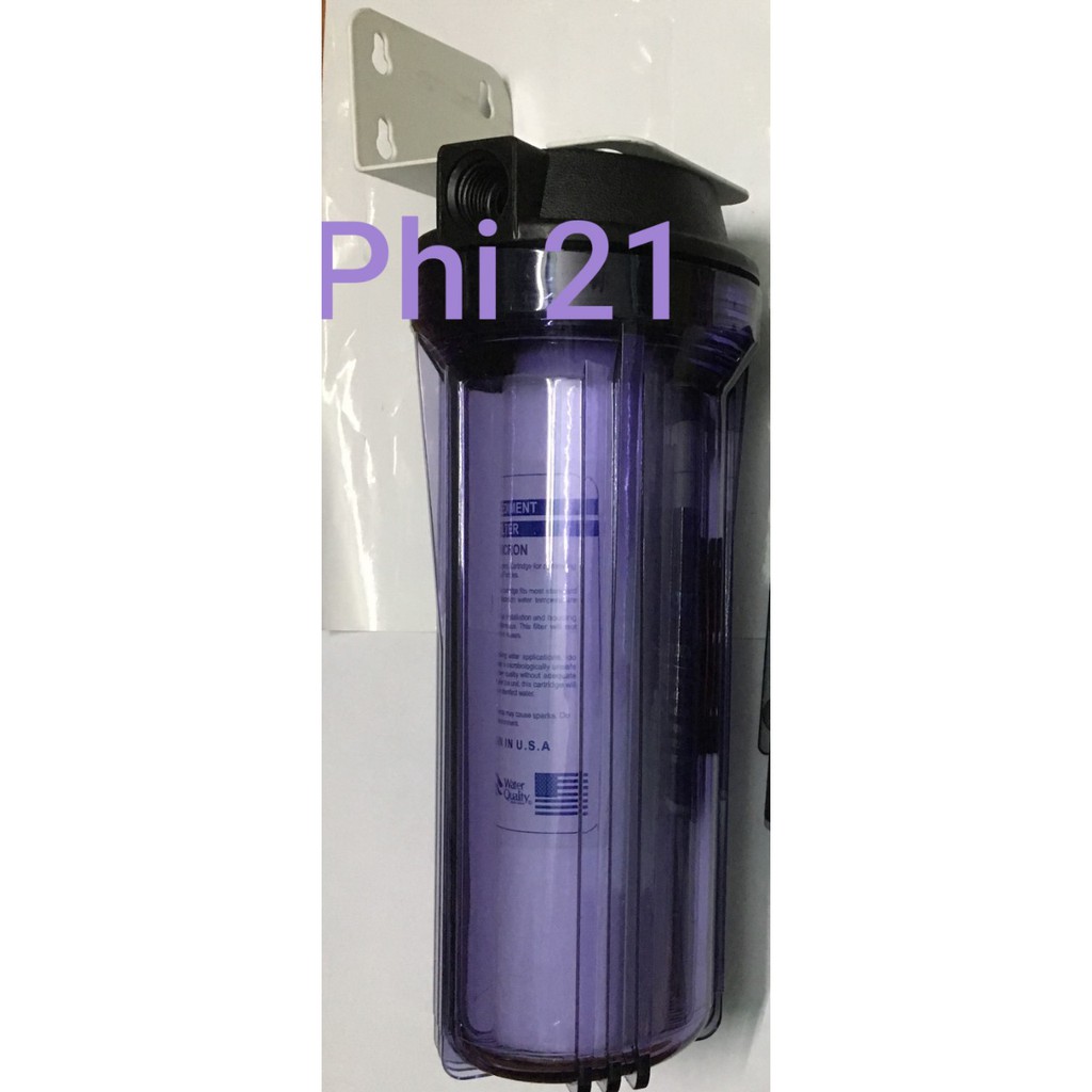 LY LỌC ĐƠN 10in,LỌC THÔ 10in, (gồm ly đựng lõi+lõi số 1+tay vặn+pát treo) | BigBuy360 - bigbuy360.vn