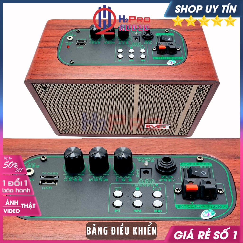 Loa Karaoke Bluetooth, Loa Không Dây Karaoke Kvg K5-30 100W Cao Cấp Aux, Usb, TF, Tặng Kèm 1 Micro Không Dây-H2Pro Audio