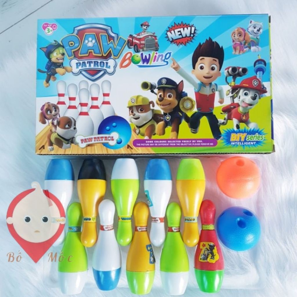 Hộp Đồ Chơi Bowling Chó Paw Patrol Dành Cho Bé  Shop Bố Mốc