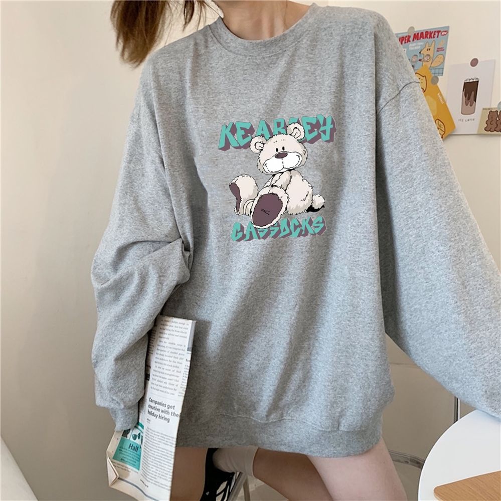 Retro autumn winter sweater Korean version loose and versatile thin long sleeve BF top | BigBuy360 - bigbuy360.vn