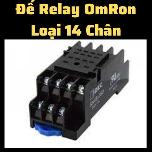 Relay omron 12V 14 chân, Rơ le trung gian, relay 12V 14 chân