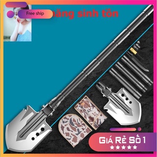 [SHOP SINH TỒN ] Xẻng đa năng quân dụng 11 chức năng