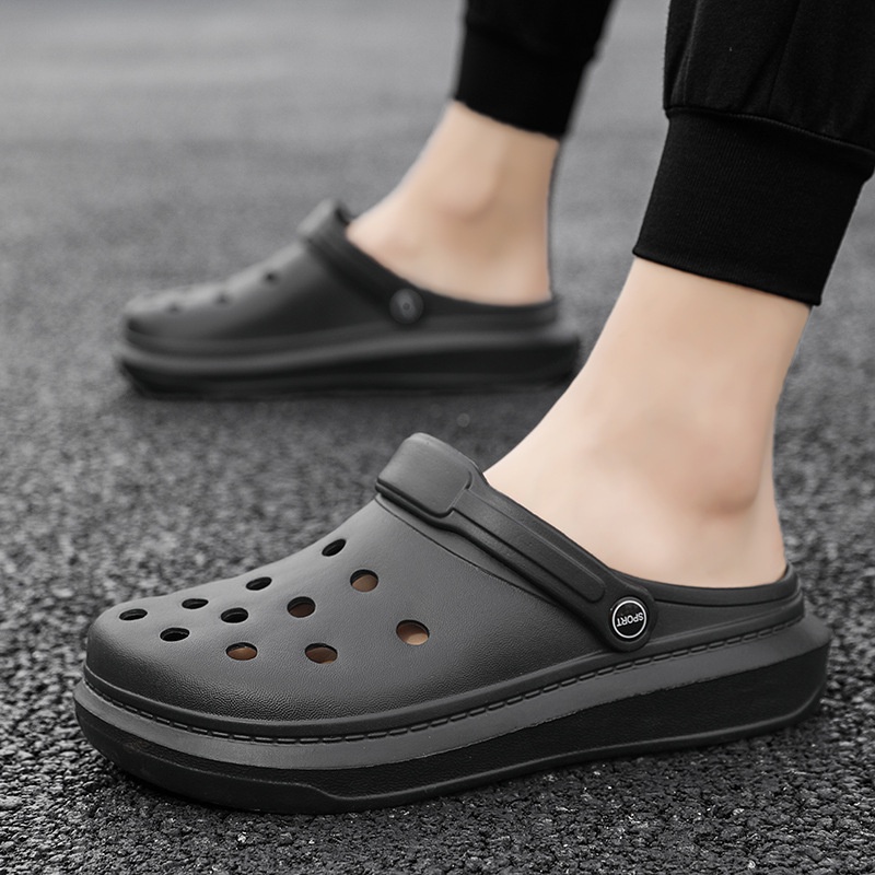 Dép Sandal Đế Dày Chống Trượt Hai Cách Đeo Thời Trang Đi Biển Dành Cho Cặp Đôi