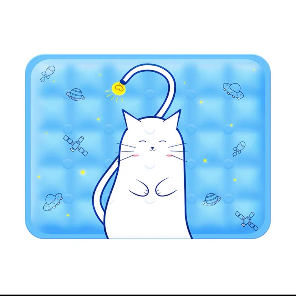 Đệm gel làm mát mùa hè cho chó mèo - Thảm Gel Lạnh Chống Nóng Cho Chó Mèo Dễ Vệ Sinh Sạch Sẽ