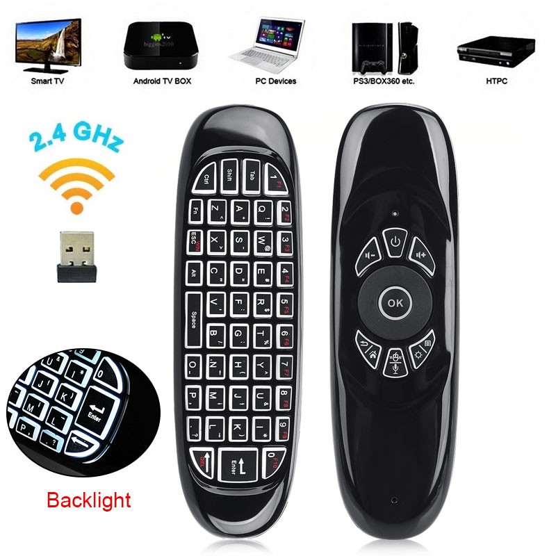 Điều khiển chuột không dây C120 Bàn phím không dây mini Android TV Box