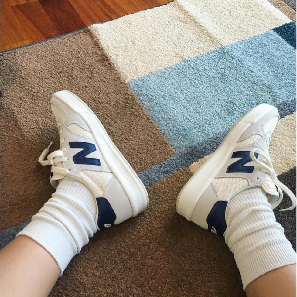 Giày NB CRT 300 Navy Xanh Tím Than Trắng Xám Bản Cao Cấp Chữ N Da Lộn Nam Nữ CRT300 NBCRT300 - Giày Tốt Official po