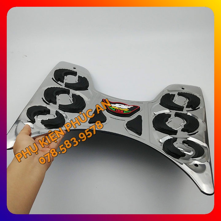 Thảm lót sàn INOX, CAO SU xe Sh Mode năm 2020 2021 2022 2023 gác để chân trước Sh Mo đời mới