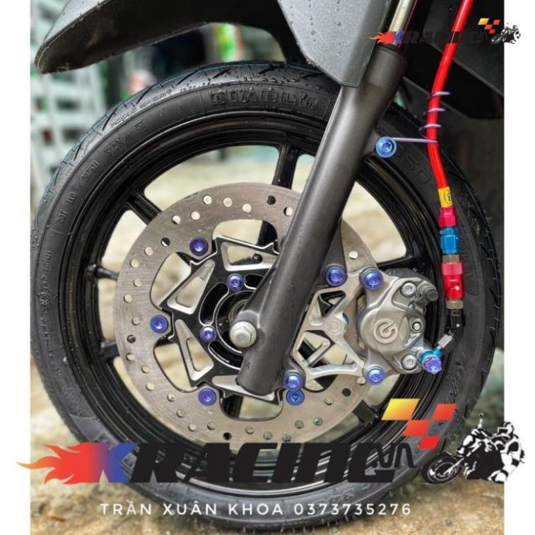 Hàng chất lượng Dây dầu Hel bấm đầu Earl's có ngắt dầu gắn xe máy 123