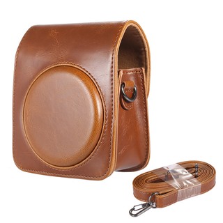 Ĩ Classic Vintage Compact PU Leather Case Bag for Fujifilm Instax Mini 70 Instant Film Camera with Shoulder Strap