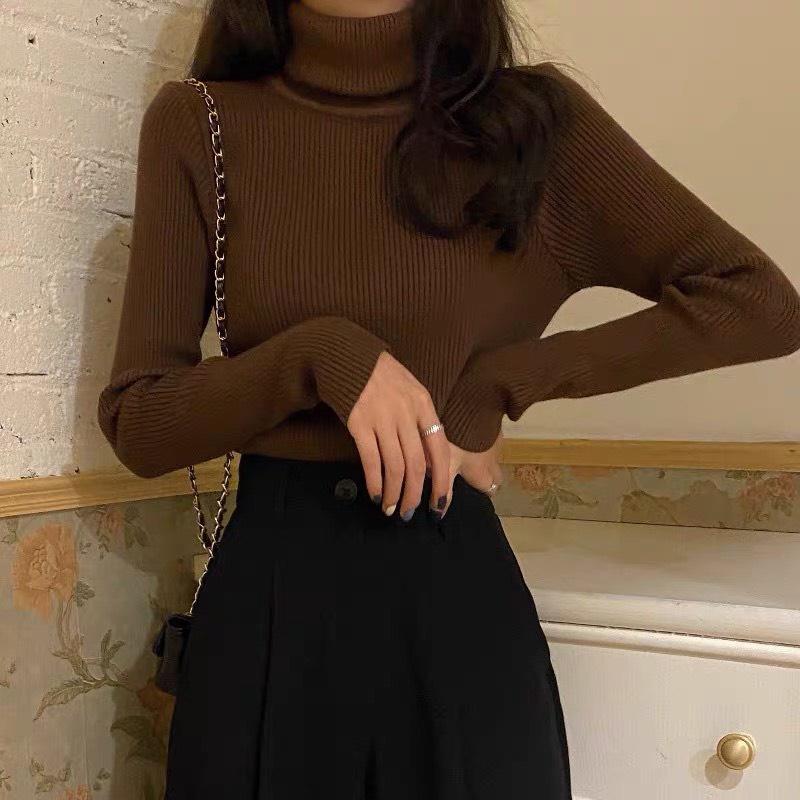 Áo Len Tăm Cổ Cao Cổ Lọ Giữ Nhiệt Áo Len Mix Đồ Nhiều Màu | BigBuy360 - bigbuy360.vn