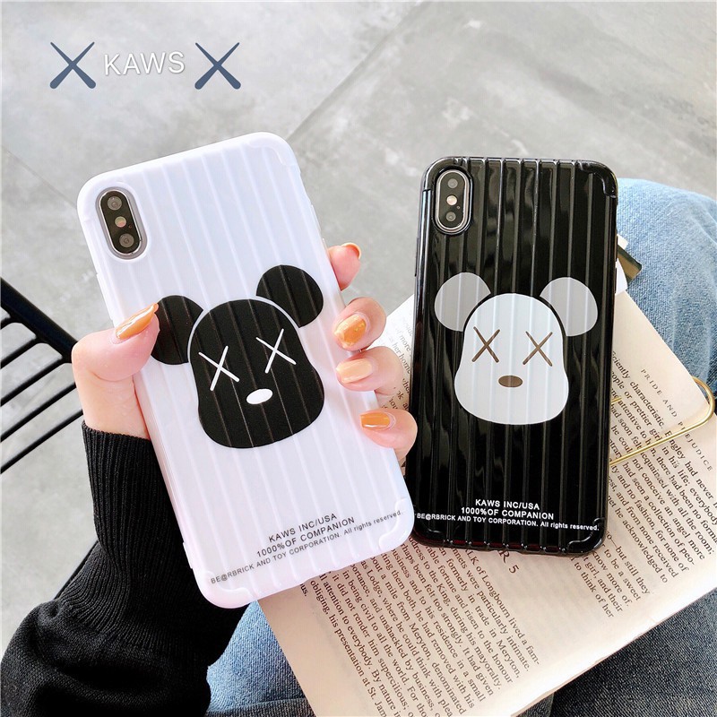 [Freeship toàn quốc từ 50k] Ốp lưng Gấu Kaws - Chất Sọc Dày Đẹp -HÓT