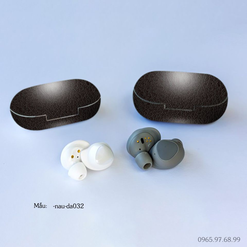 Skin dán tai nghe Samsung Galaxy Buds in hình vân da