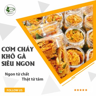 1kg Cơm Cháy Khô Gà Chuẩn Mẹ Làm Đặc Biệt Thơm Ngon Bảo Đảm VSATTP