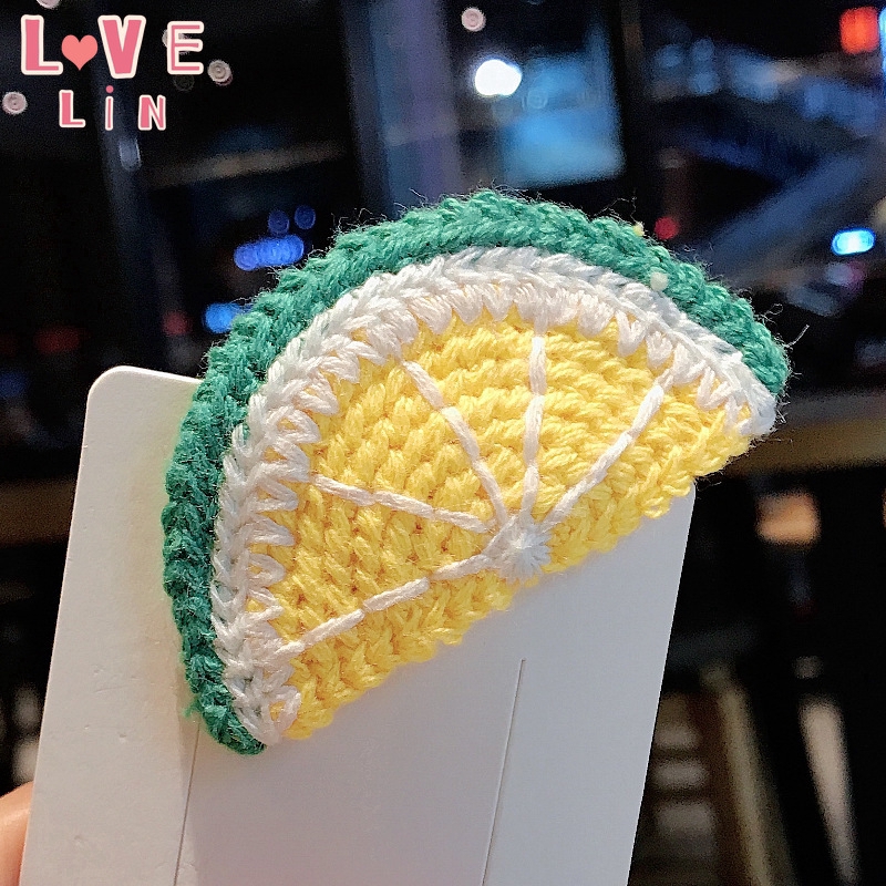 Kẹp tóc hình củ quả xinh xắn dễ thương cho nữ