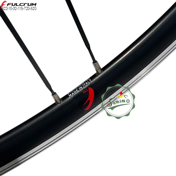 Bánh bộ FULCRUM Racing Quattro LG 622x15x30 T20/S20 căm - Đùm líp thả 11 Speed - Thắng càng - Made in Italya