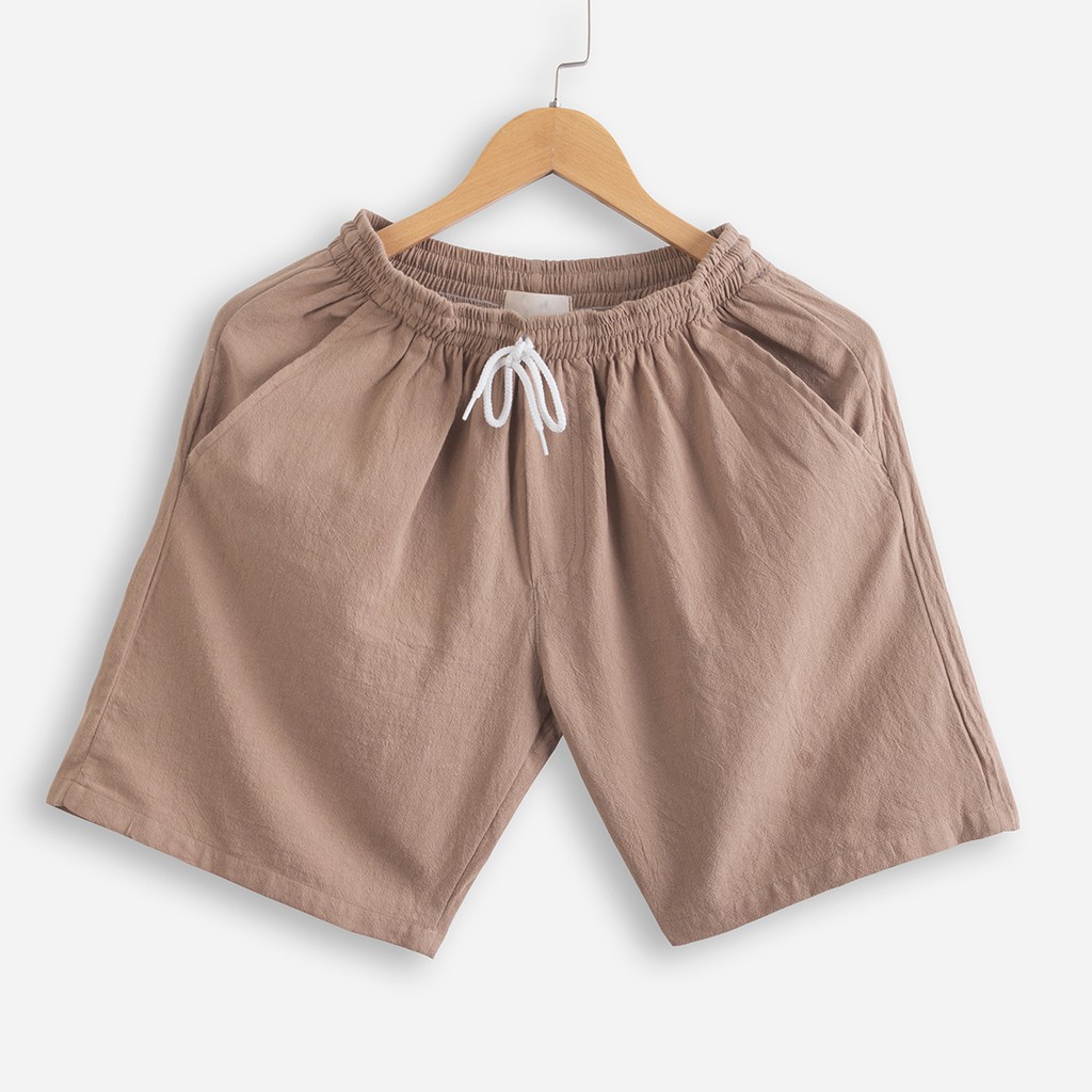 Quần Short Đũi ROUGH Dáng Đùi, Chất Liệu Đũi Mềm, Mịn, Thoáng Mát 5 Màu Trẻ Trung | BigBuy360 - bigbuy360.vn