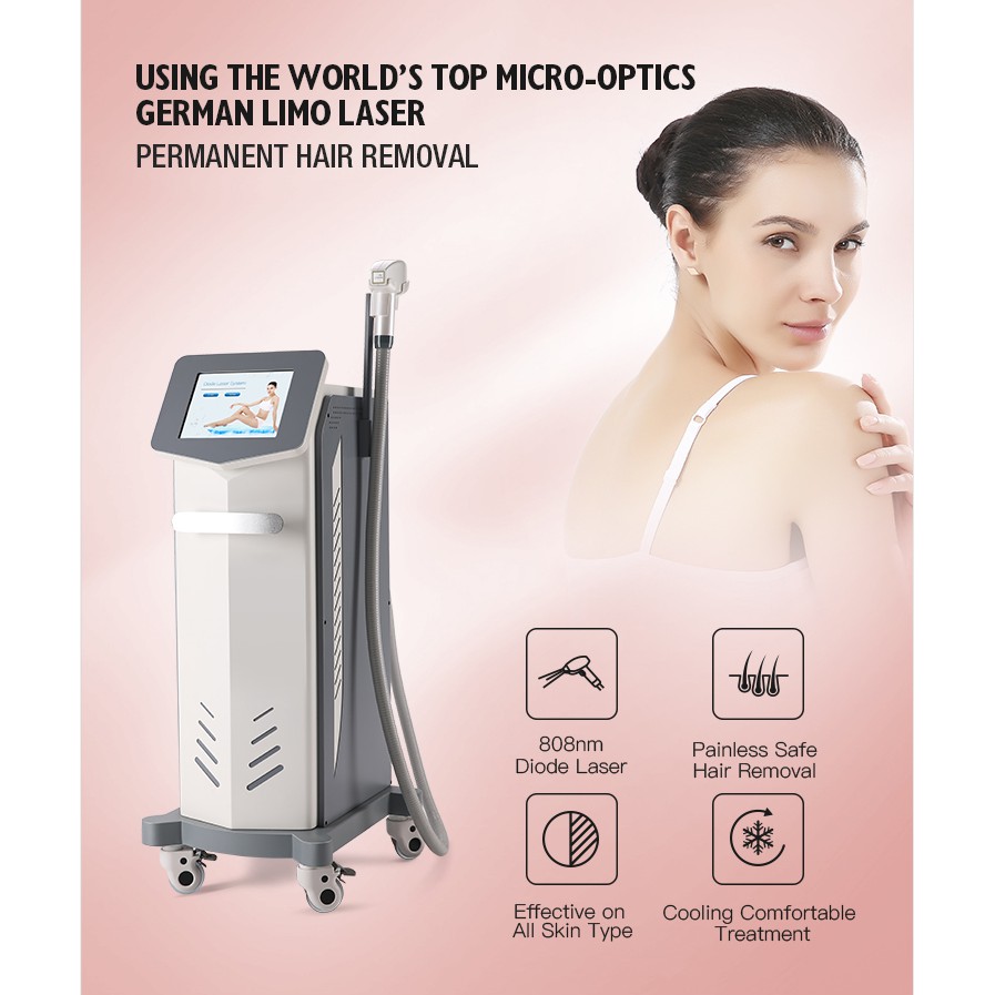 Máy triệt lông Diode Laser 808nm siêu hiệu quả công suất lớn