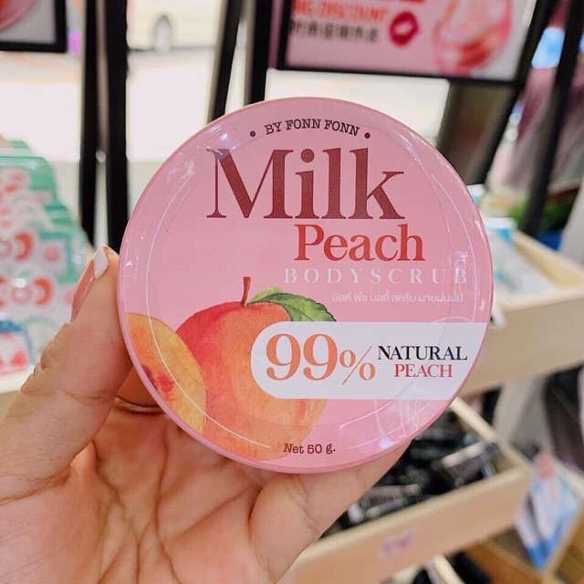 Tẩy tế bào chết milk peach thái lan