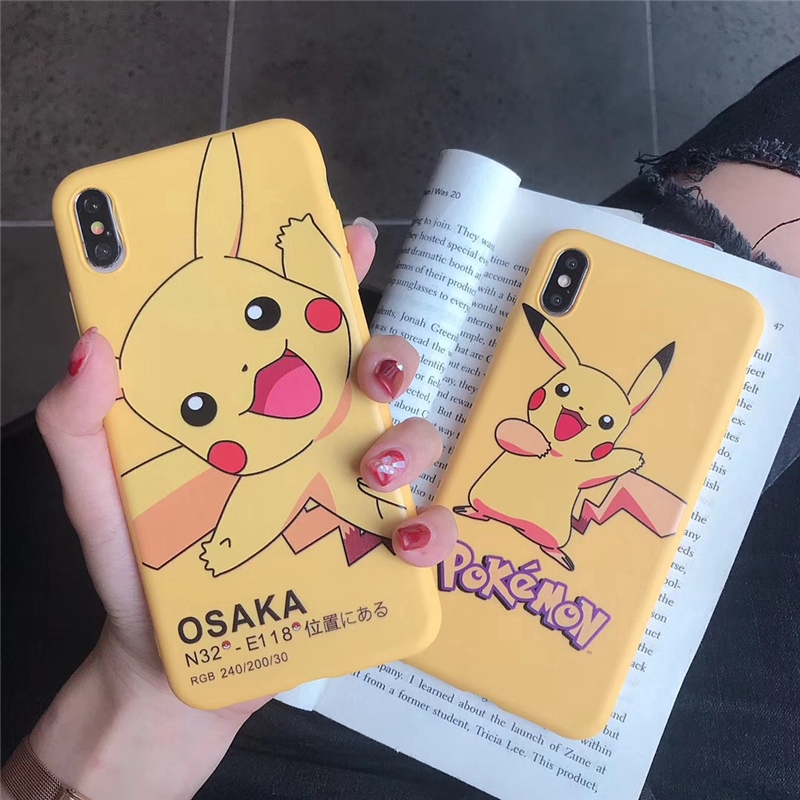 Ốp điện thoại in hình Pikachu Pokemon dễ thương cho OPPO F9 Pro F7 F5 F1S A3S A39 A57 A83