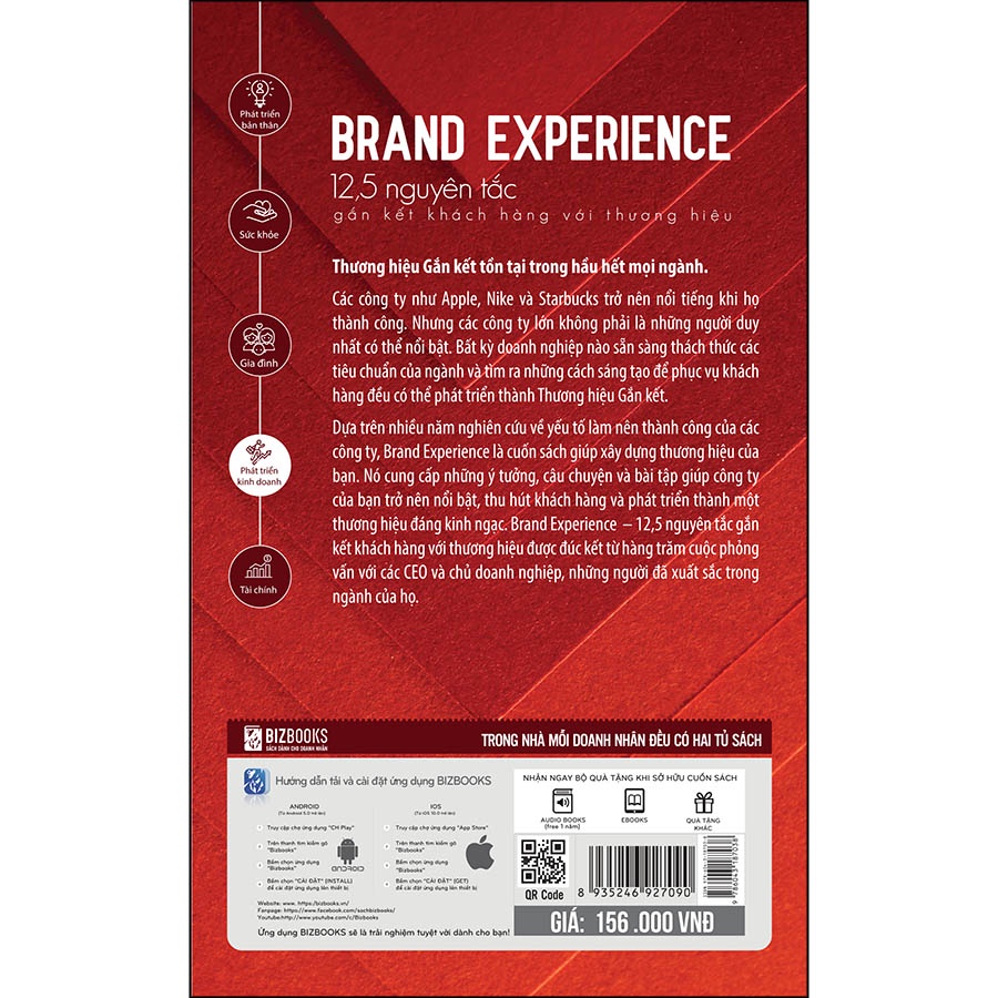 BIZBOOKS - Sách - Brand Experience: 12,5 Nguyên Tắc Gắn Kết Khách Hàng Với Thương Hiệu
