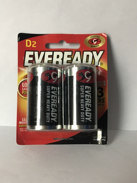 Pin Eveready Super Heavy Duty 1250 BP2 D vỉ 2 viên