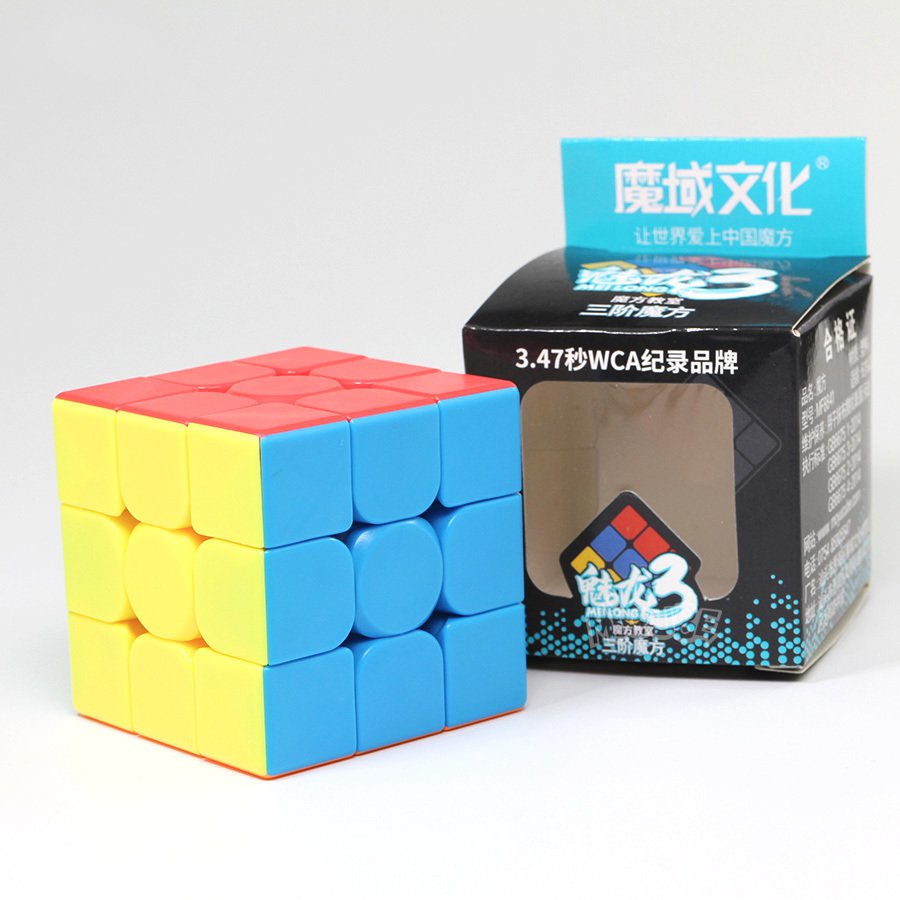 Rubik 3x3x3 MoYu MeiLong Stickerless không viền, tốc độ