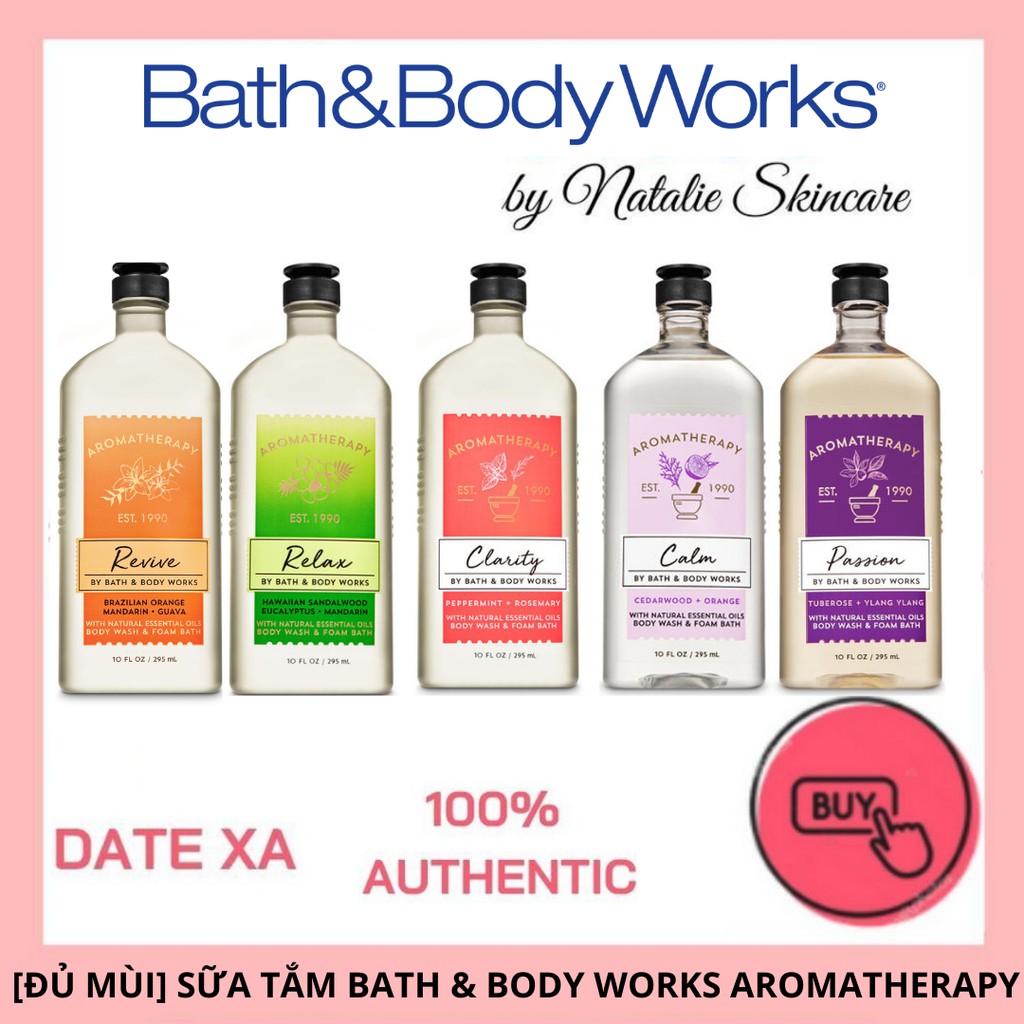 [ĐỦ MÙI] Sữa Tắm Thư Giãn Bath And Body Works Aromatherapy
