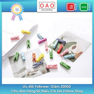 Kẹp Gỗ Nhiều Màu / Màu Gỗ