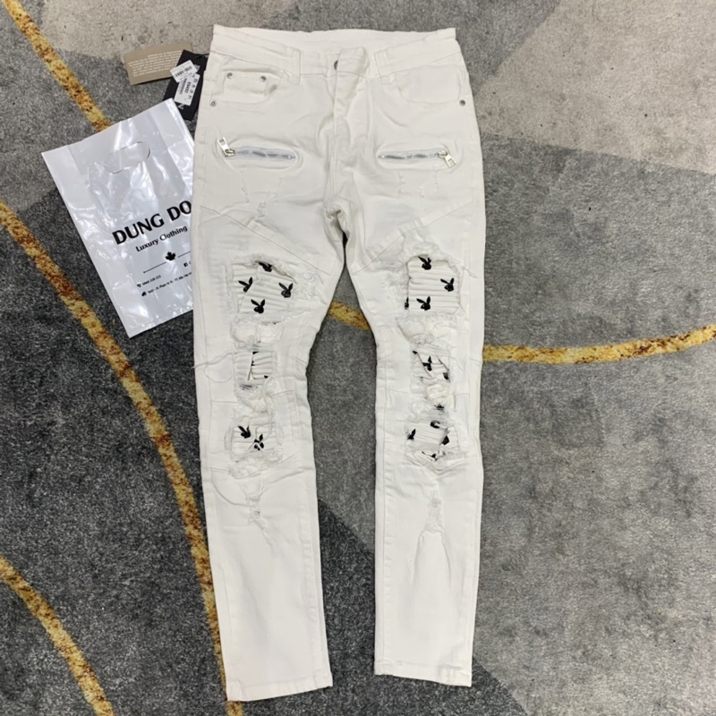 Quần Jeans Nam vá da thỏ hàng neww cực đẹp siêu rẻ