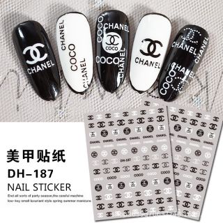 Hình dán sticker nail trang trí móng