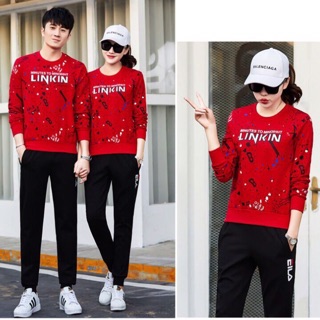 Bộ đồ thể thao cặp đôi siêu chất thu đông