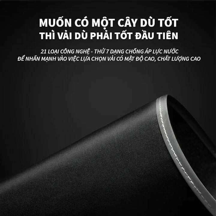 Ô Dù tự động đóng mở tích hợp đèn pin LED, phản quang ban đêm, cơ chế đóng ngược không lo ướt cao cấp Xiaomi Zuodu