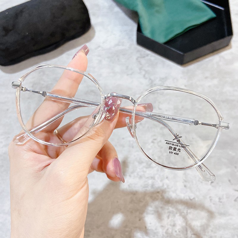 Mắt Kính Gọng Tròn Chống Ánh Sáng Xanh Thời Trang Cho Nam Nữjz2318 | BigBuy360 - bigbuy360.vn