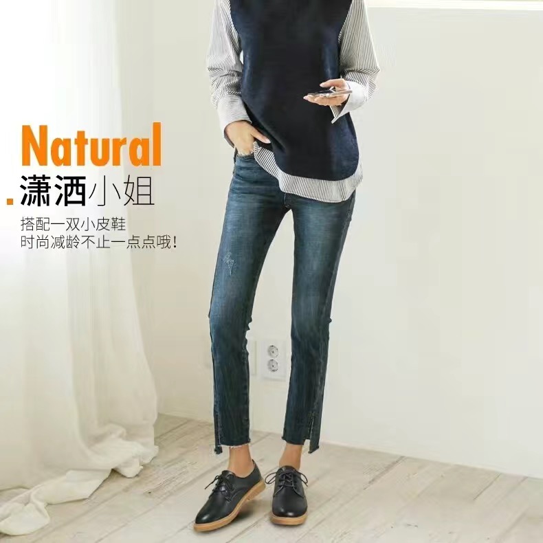 Giày Da Pu Gót Thấp Mũi Tròn Cột Dây Phong Cách Vintage Cho Nữ | BigBuy360 - bigbuy360.vn