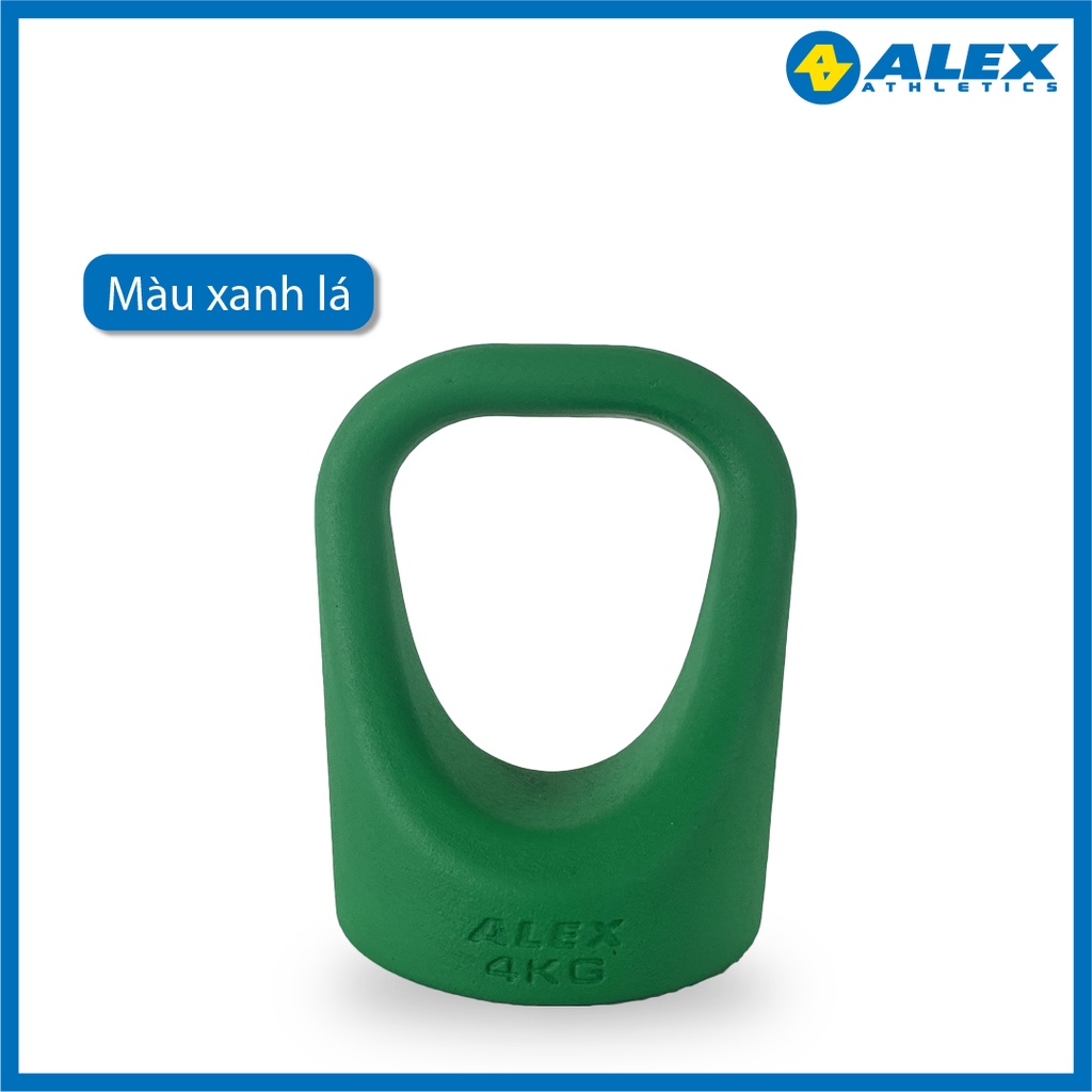 Tạ Ấm 4Kg  ALEX Cao Cấp, Tạ Bình Vôi Tập Gym Squat,Gang Nguyên Khối Sơn Tĩnh Điện, Chặn Sách, Decor – ALEX Việt Nam