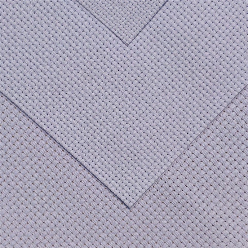 Tấm vải kẻ sọc caro thêu họa tiết xinh xắn dùng làm đồ thủ công