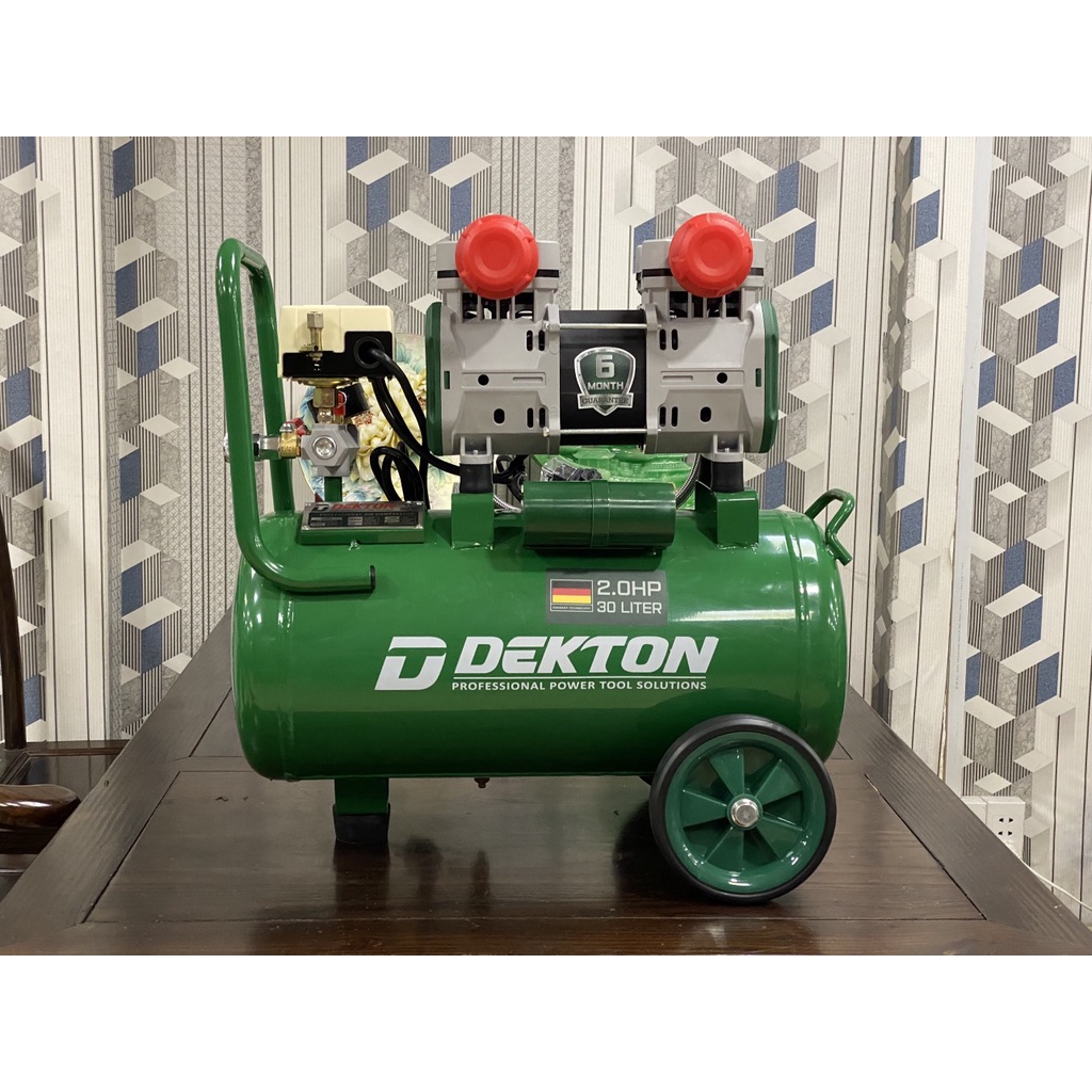 Máy Nén Khí Không Dầu 30LIT 2HP DEKTON DK AC3930 LÊN HƠI CỰC NHANH