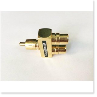 2 Jack chia AV (RCA) 1 ra 2 Monster (chân thẳng)