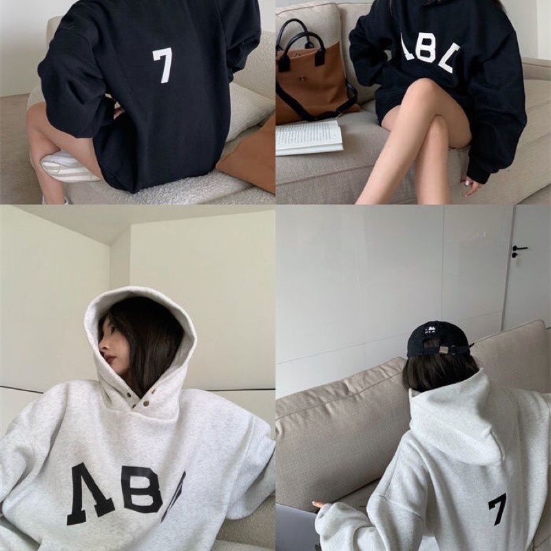Áo hoodies abc nam nữ phong cách hàng quốc chất nỉ cotton freesize dưới 70kg MSP73 | BigBuy360 - bigbuy360.vn