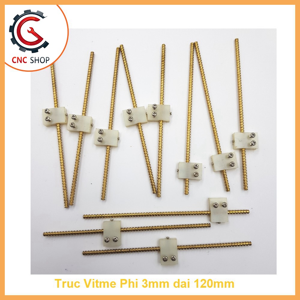 Trục Vít Me Phi 3mm ( Dài 120mm)