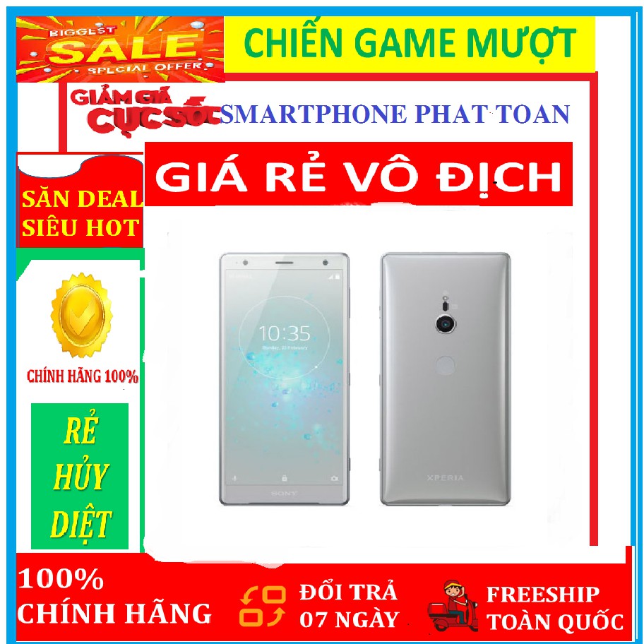 điện thoại Sony Xperia XZ2 Chính hãng ram 4G/64G - chiến PUBG/Free ngon