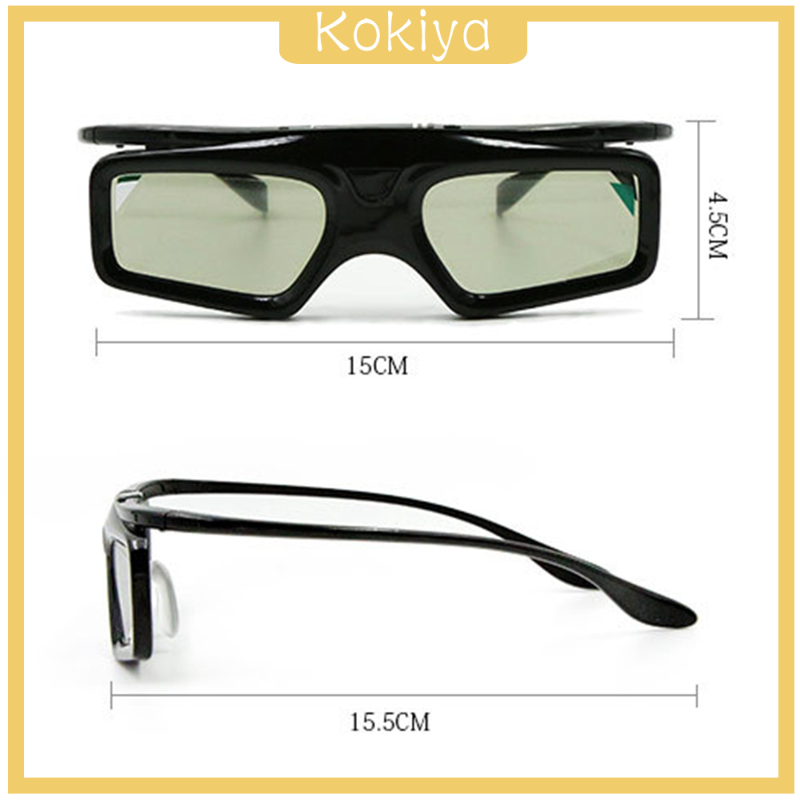 [KOKIYA]DLP Link 3D Glasses Rechargeable for All DLP-Link 3D Projectors Optoma Sharp