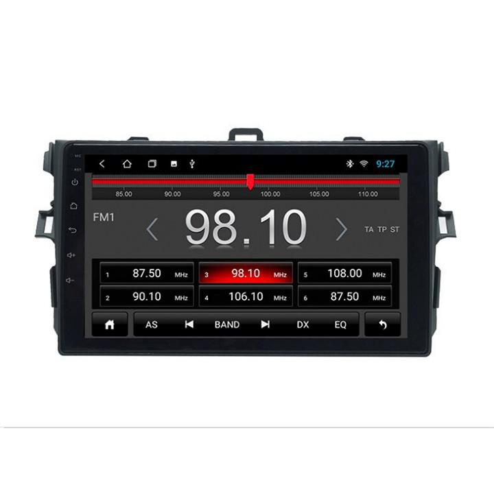 Mặt dưỡng Mặt nạ khung lắp màn hình 9 In xe Toyota corolla altis 2007-2013 Kèm rắc nguồn - Mẫu 2 -Chuyên sỉ