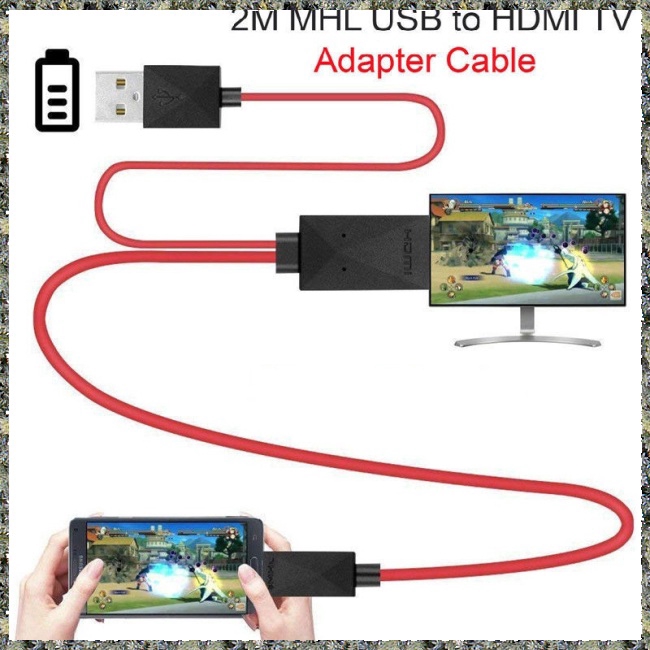 Dây cáp chuyển đổi Micro USB sang HDMI 1080P HD TV dành cho điện thoại Android