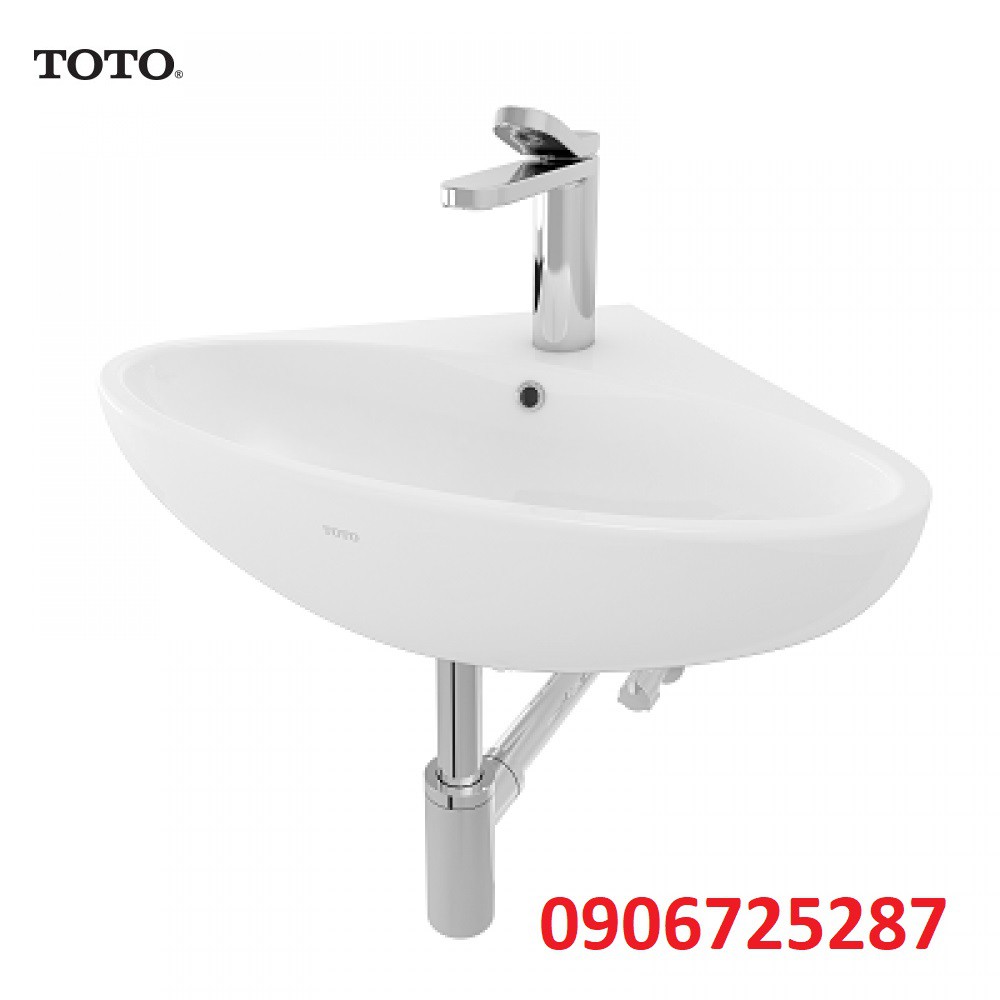 Chậu Lavabo góc TOTO LW815CJW/F Treo Tường trắng